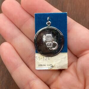 Vintage Griffith 925 Sterling Silver CB Radio Call Sign Pendant Bracelet Charm